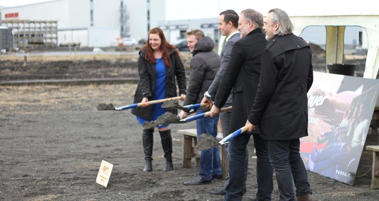 FlyOver Iceland groundbreaking ceremony